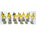 Subbuteo Andrew Table Soccer Brazil 1986 World Cup Team no bases no box only 12 figures